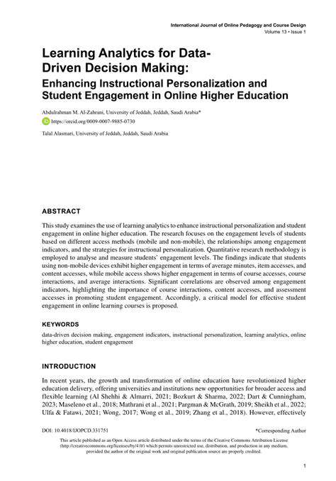 EnhancedLearningAnalyticsforData-DrivenDecisions